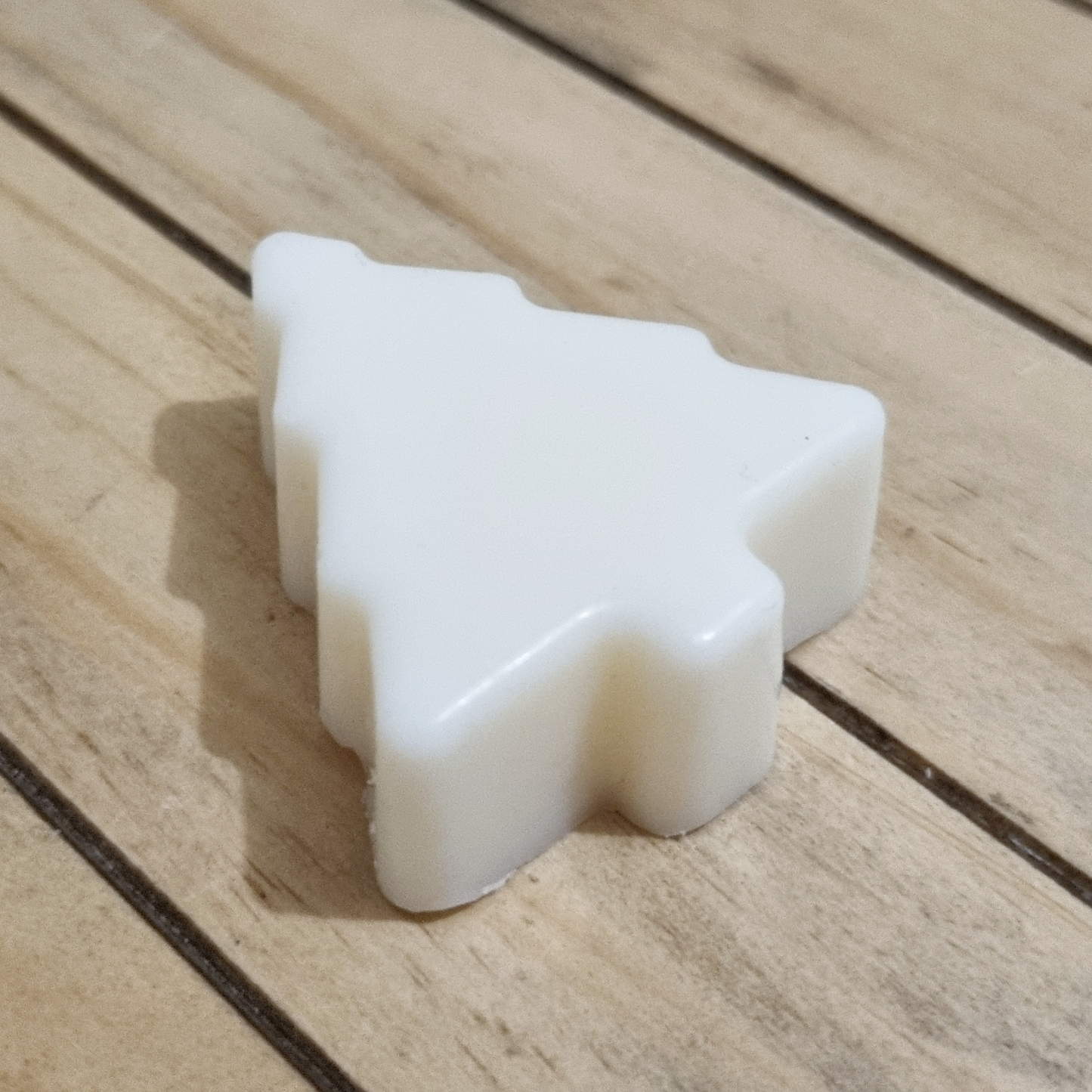 Christmas tree shaped wax melt by Olive Bow Candle Co in the scent Christmas tree