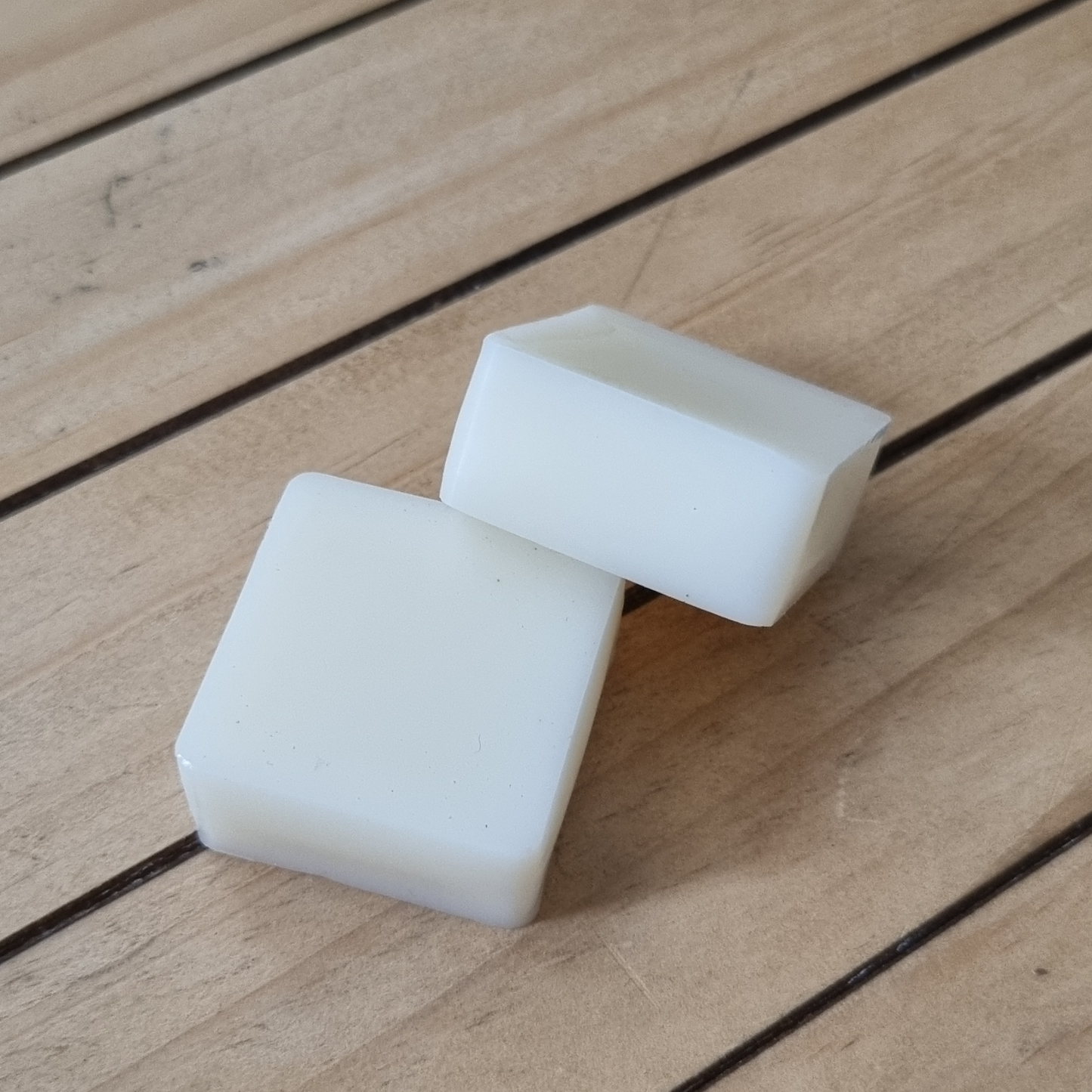 Two Soy wax melts made by Olive Bow Candle Co.