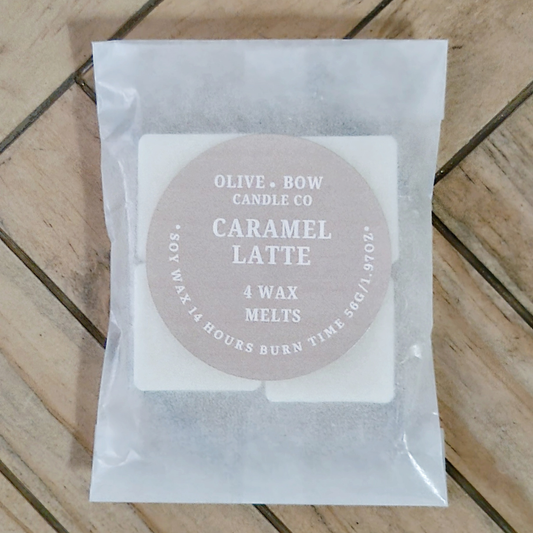 Caramel Latte Soy Wax Melts 4 pack
