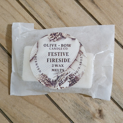 Festive Fireside Soy Wax Melts 2 pack
