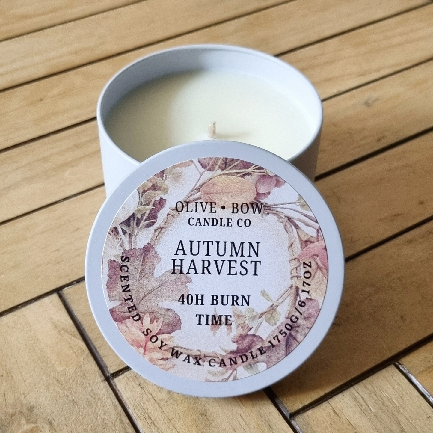Autumn Harvest soy wax candle 175g