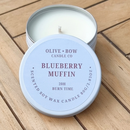 Blueberry Muffin Soy Candle 80g
