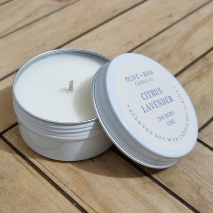 Citrus Lavender Soy Candle 80g