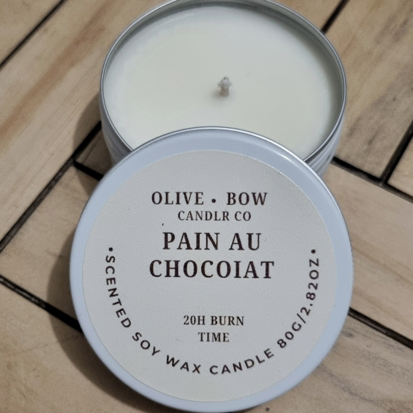pain au chocolat Soy Candle 80g