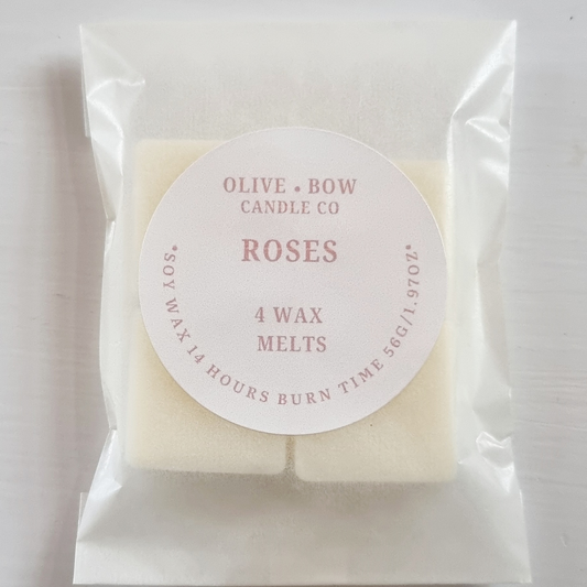 Roses Soy Wax Melts 4 pack