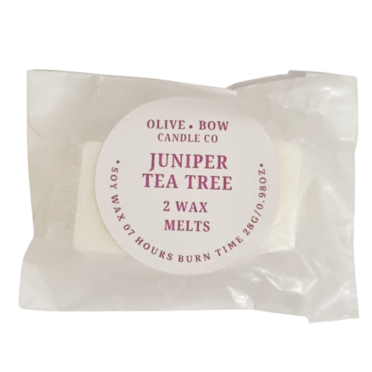 Juniper tea tree Soy Wax Melts 2 pack