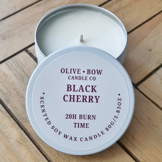 Black cherry Soy Candle 80g