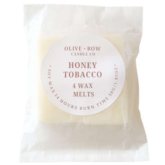 Honey Tobacco  Soy Wax Melts pack of 4