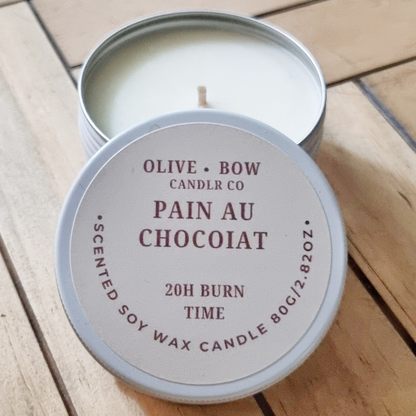 pain au chocolat Soy Candle 80g