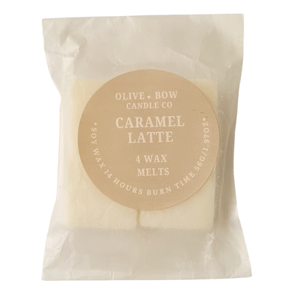 Caramel Latte Soy Wax Melts 4 pack