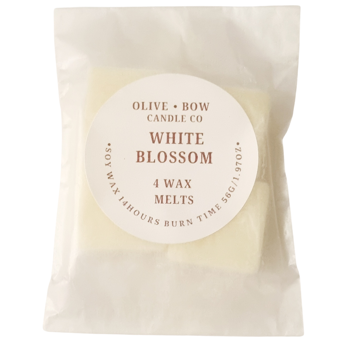 White blossom Soy Wax Melts 4 pack