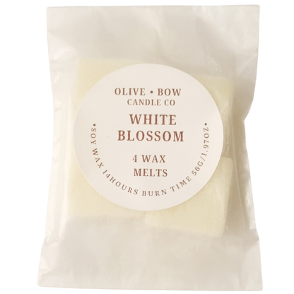 White blossom Soy Wax Melts 4 pack
