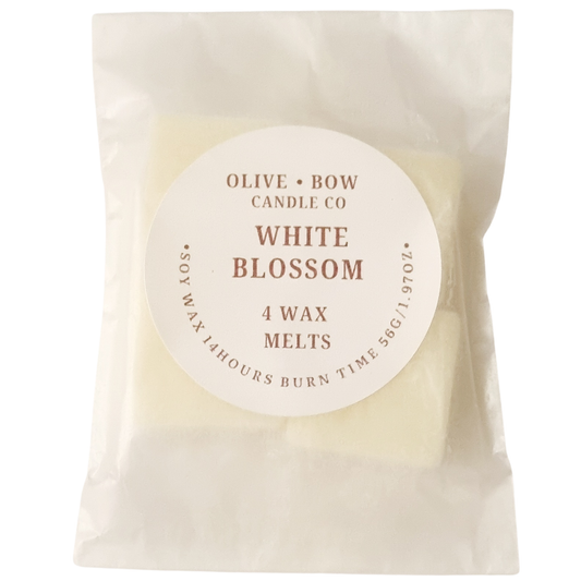 White blossom Soy Wax Melts 4 pack
