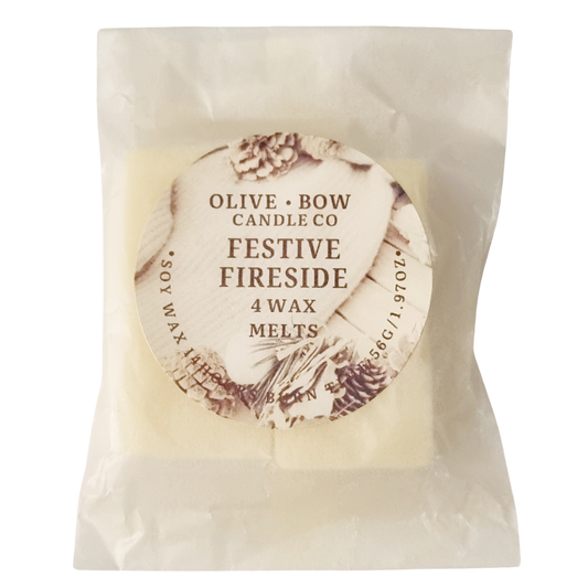 Festive Fireside Soy Wax Melts 4 pack