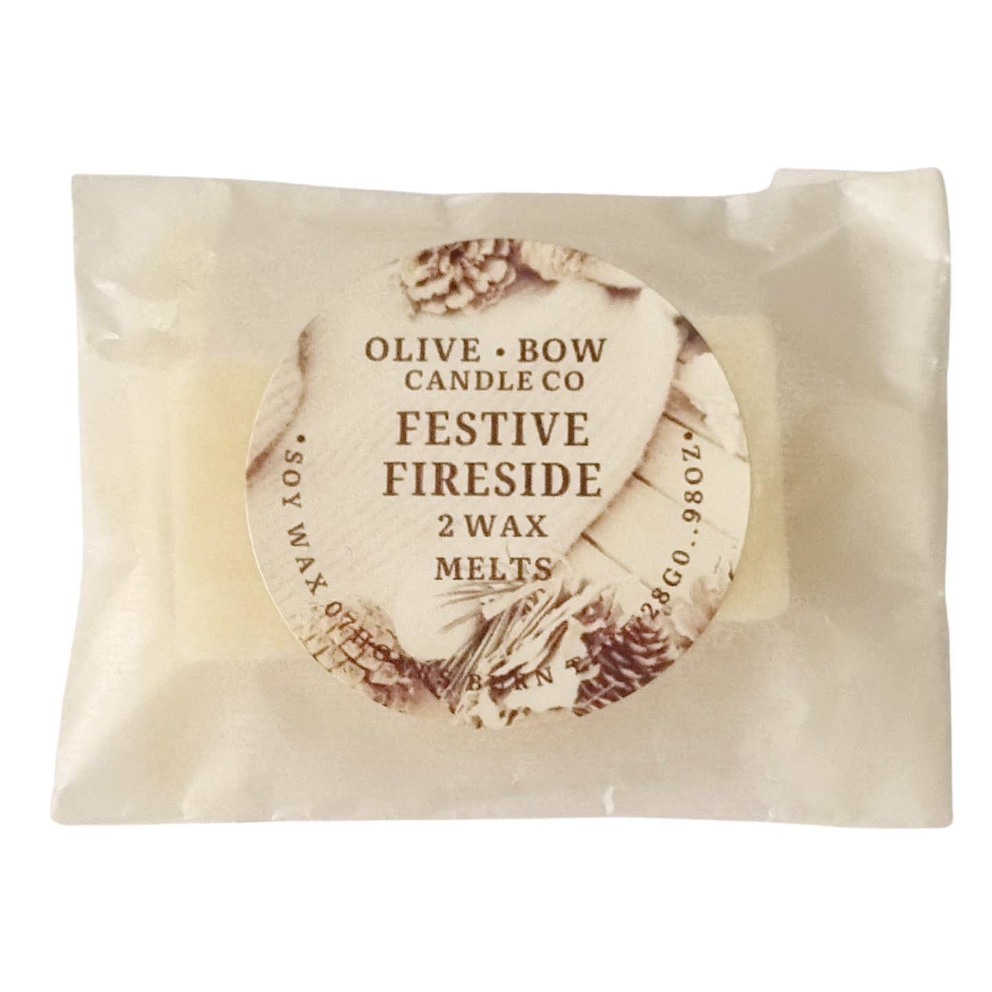 Festive Fireside Soy Wax Melts 2 pack
