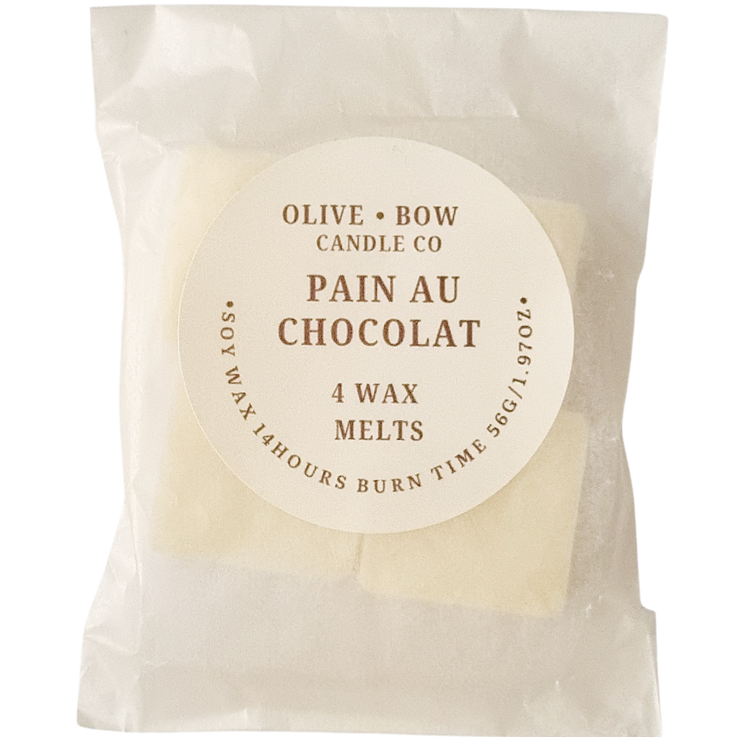 Pain Au Chocolat Soy Wax Melts 4 pack