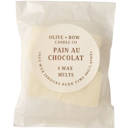Pain Au Chocolat Soy Wax Melts 4 pack