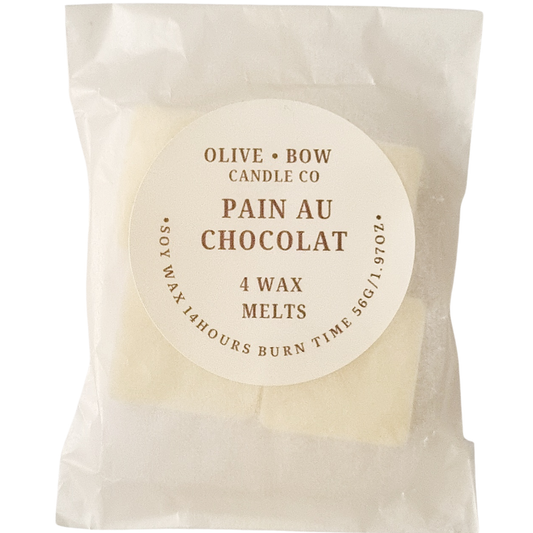Pain Au Chocolat Soy Wax Melts 4 pack