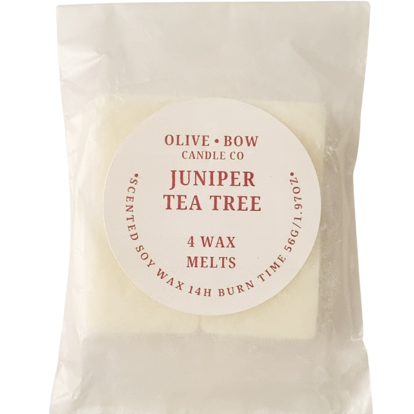 Juniper tea tree Soy Wax Melts 4 pack