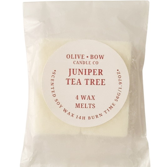Juniper tea tree Soy Wax Melts 4 pack