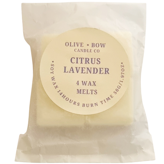 Citrus Lavender Soy Wax Melts 4 pack