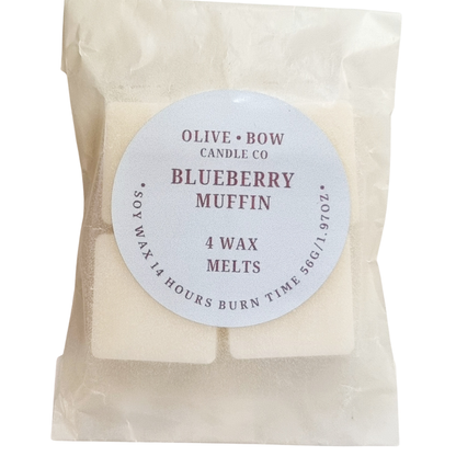 Blueberry Muffin Soy Wax Melts 4 pack